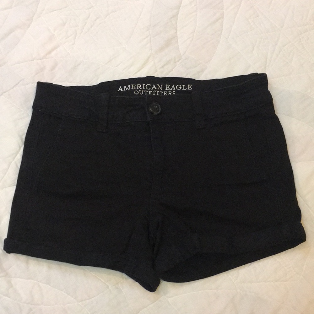 American Eagle Outfitters Black Women's Denim Shorts